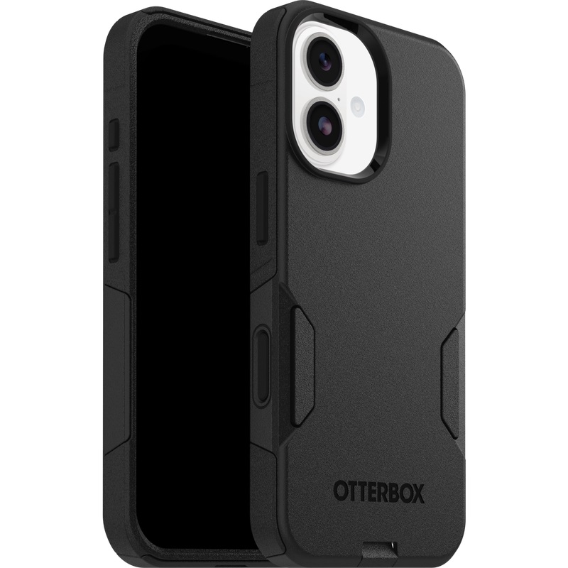 OtterBox Commuter Series Black Case for Apple iPhone 17 (6.3") – DROP+ Military Grade Protection, Slim Pocket-Friendly Design, Wireless & MagSafe Compatible