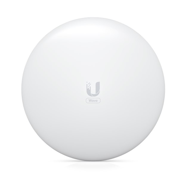 Ubiquiti UISP Wave Long-Range (Wave-LR) 60 GHz PtMP Station with 2 Gbps Throughput, 5 GHz Backup Radio, GbE RJ45, Integrated GPS & Bluetooth