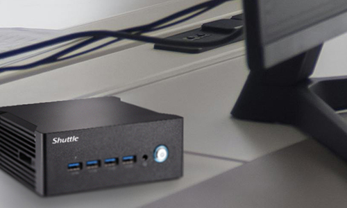Shuttle XPC nano NT10H5 Mini-PC with Intel Core Ultra 5 125H Meteor Lake Processor, 2x DDR5-5600, Intel Arc Graphics, 4 Display Outputs, Dual 2.5G LAN