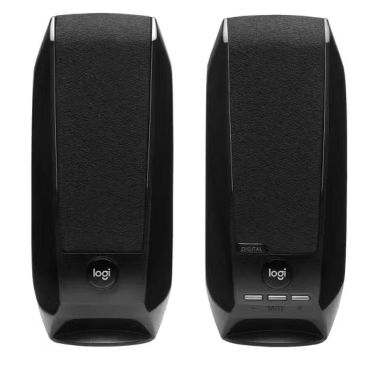 Logitech S150 USB Stereo Speakers - Compact USB-Powered Stereo Sound with Easy Front Controls
