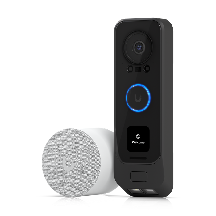 Ubiquiti UniFi Protect G4 Doorbell Pro PoE Kit with 5MP CMOS Camera, Night IR Vision up to 20ft, PoE Powered, Includes PoE Chime, Weatherproof IPX4