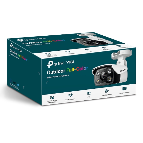 TP-Link VIGI 3MP C330 2.8mm Outdoor Full-Color Bullet Network Camera with Smart Detection & IP67 Waterproofing