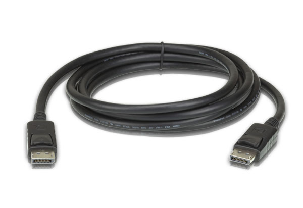 ATEN 3m DisplayPort 1.4 Cable - Supports 8K 7680x4320@60Hz, HBR3 32.4Gbps, MST, Audio, Nickel-Plated Connectors