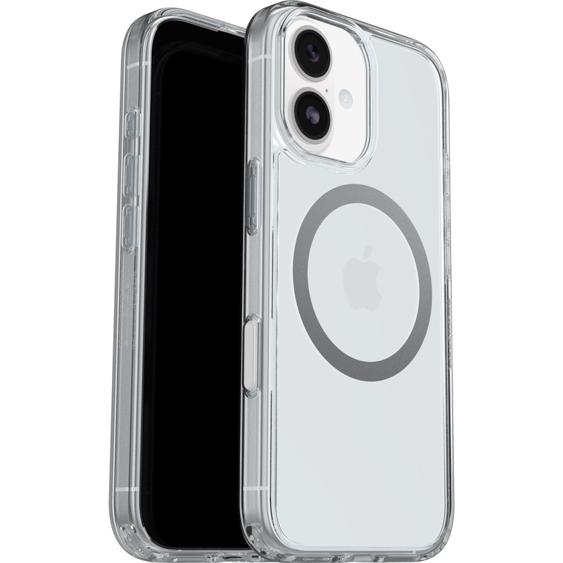 OtterBox Symmetry Clear MagSafe Case for Apple iPhone 17 (6.3") - Military Drop Protection, Raised Edges, Camera Control Button, Ultra Slim