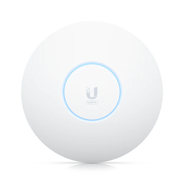 Ubiquiti UniFi U6-Enterprise WiFi 6E 4x4 MIMO PoE+ Access Point with 140m Coverage & 2.5GbE Uplink - High-Density Ceiling Mount Wireless Solution