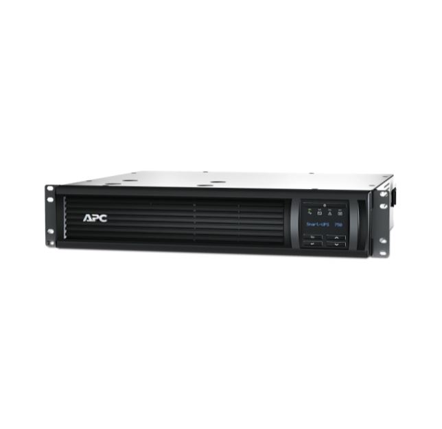 APC Smart-UPS SMT750RMI2UC 750VA/500W Line-Interactive 2U Rackmount UPS with SmartConnect, 4x IEC C13 Outlets, Lead Acid Battery