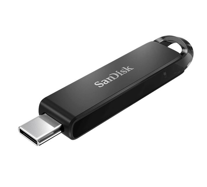 SanDisk Ultra USB Type-C Flash Drive 64GB - USB 3.1 Gen 1, Super-Thin Retractable Design, SecureAccess Software, 5-Year Warranty