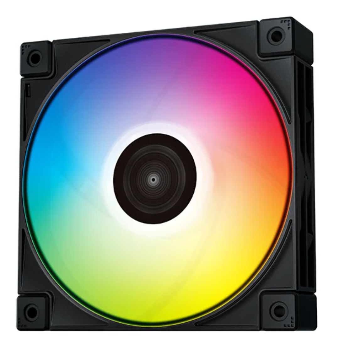 DeepCool FC120 120mm Performance RGB PWM Cooling Fan with Daisy-Chainable ARGB Cable for Efficient Cable Management and Quiet Operation