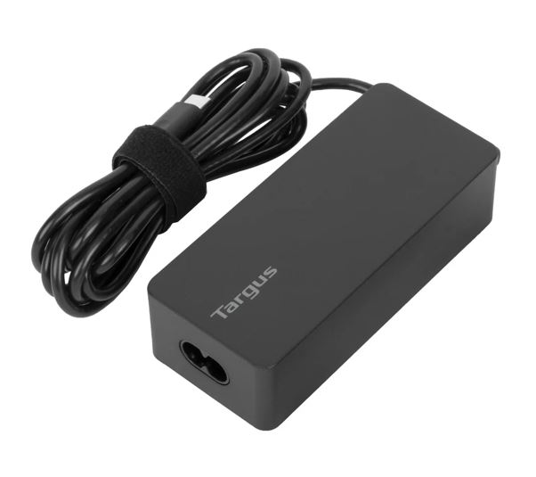 Targus 65W USB-C Power Delivery Charger with Built-in Safety Protection and 1.8m Cable for Laptops, Tablets & Phones