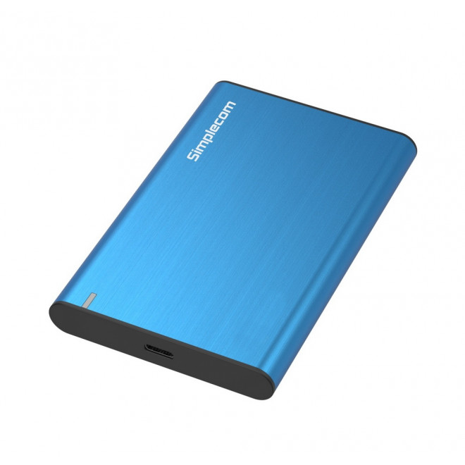 Simplecom SE221 Aluminium 2.5'' SATA HDD/SSD to USB 3.1 Gen 1 Enclosure with USB-C & USB-A Adapters, Supports up to 5Gbps Data Transfer