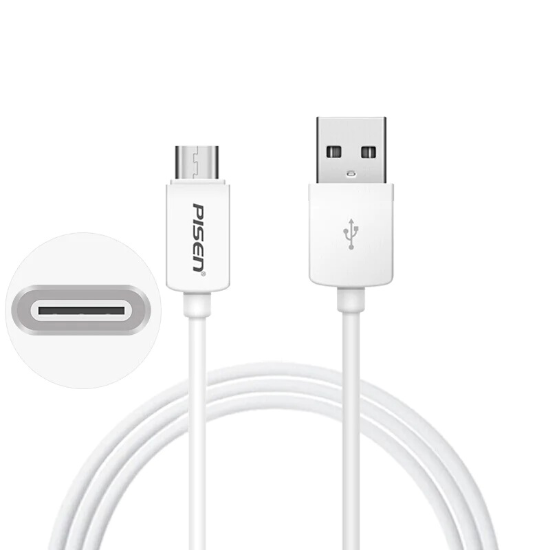 PISEN Mr White 1M USB-C to Lightning Cable | 3A Fast Charging, Stretch-Resistant, Durable for Apple iPhone/iPad/MacBook