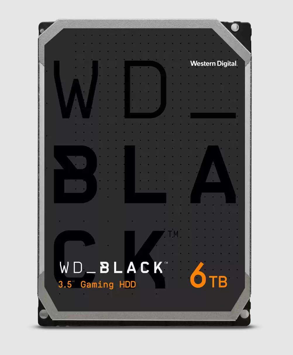 Western Digital WD Black 6TB 3.5-Inch SATA 6Gb/s 7200RPM HDD with 256MB Cache - High Performance Gaming Hard Drive WD6004FZBX