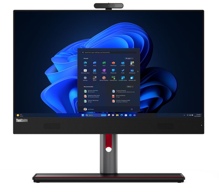 Lenovo ThinkCentre M90a Gen 5 AIO 23.8" FHD Intel Core i5-14500 16GB DDR5 512GB PCIe 4.0 SSD Windows 11 Pro with Webcam, Speakers, Keyboard, Mouse