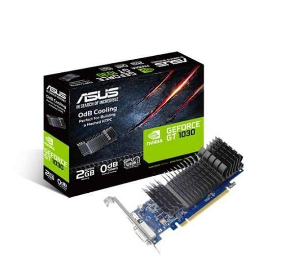 ASUS Phoenix GeForce GT 1030 OC Edition 2GB GDDR5 Graphics Card with 1531 MHz Boost Clock, Dual-Ball Bearing Fan, HDMI & DVI-D Outputs