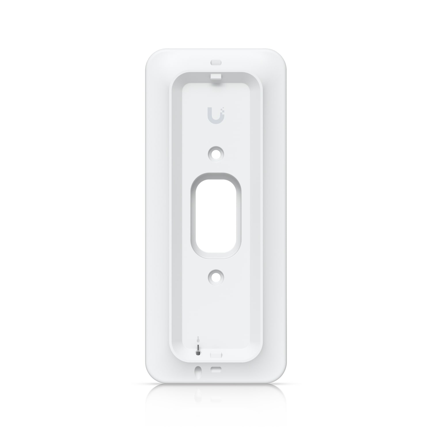 Ubiquiti G4 Doorbell Pro PoE Gang Box Mount - Secure White Flat & 25° Angled Wedge Mounting Plate Compatible with UVC-G4-DBELL-PRO