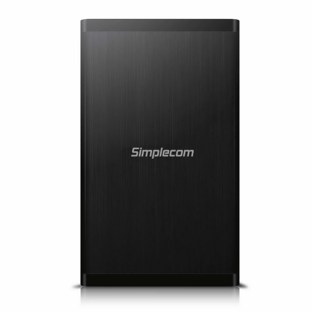 Simplecom SE328 3.5" SATA to USB 3.0 Hard Drive Enclosure - Aluminium Alloy, USB 3.0 SuperSpeed, SATA III Support, Plug & Play