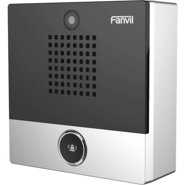 Fanvil i10SV Mini Indoor Audio/Video SIP Intercom with HD Camera, 2 SIP Lines, PoE, IP54 Weatherproof, 2-Year Warranty