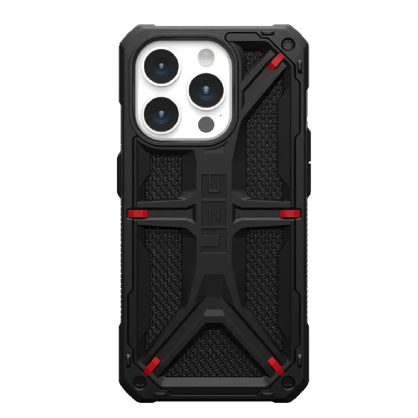 UAG Monarch Kevlar Rugged Case for Apple iPhone 15 Pro 6.1' - 5 Layer Protection, 20ft Drop, Tactical Grip, Black