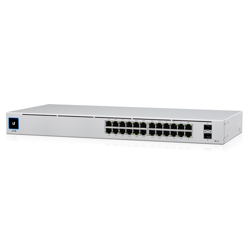 Ubiquiti UniFi 24-Port Managed Gigabit Switch with 16 PoE+ Ports, 8 Gigabit Ethernet, 2 SFP Uplinks, 95W PoE Budget, Fanless Touch Display, Gen2