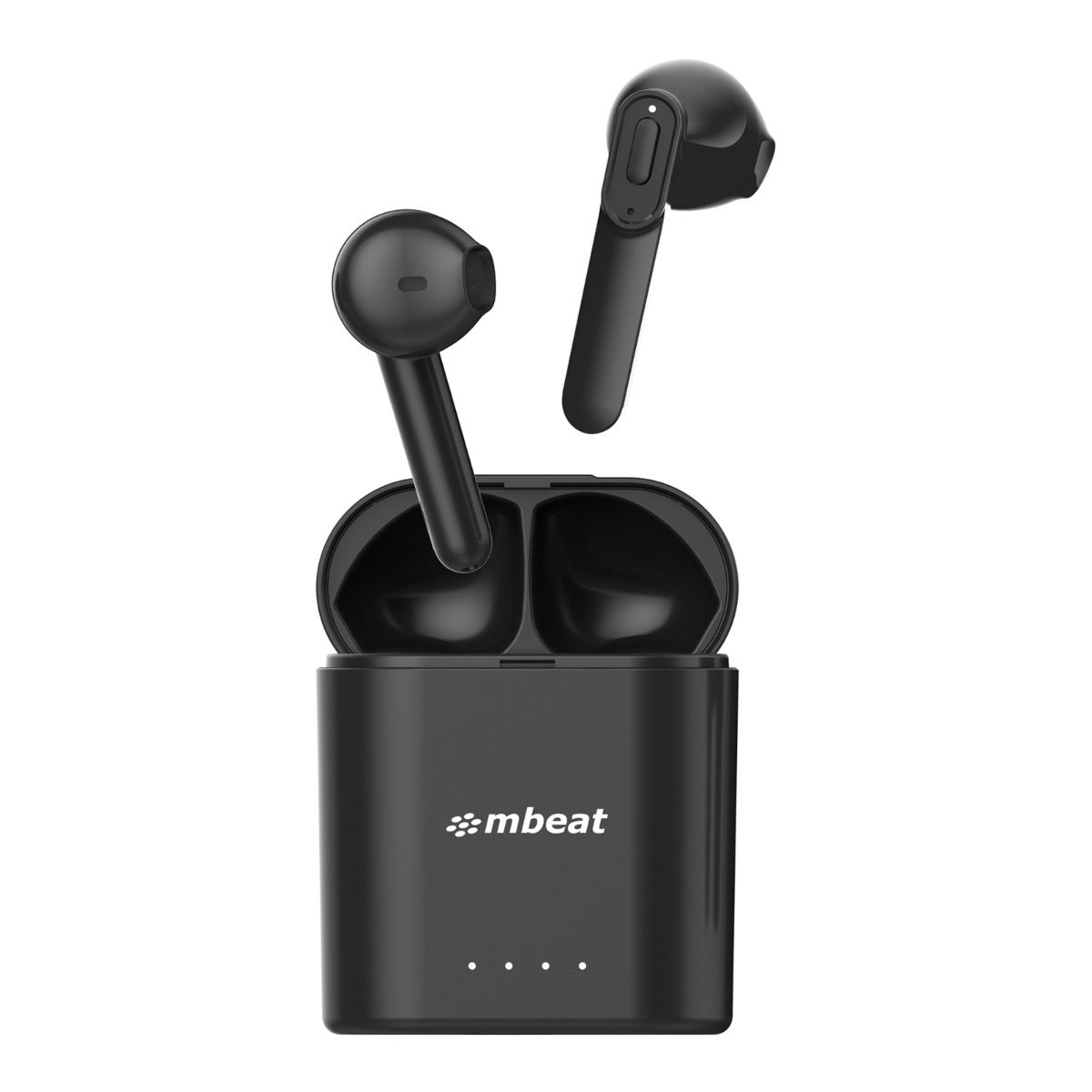 mbeat E1 True Wireless Earbuds Bluetooth 5.0 with 4hr Playtime & 14hr Charging Case - Micro USB Portable Earphones