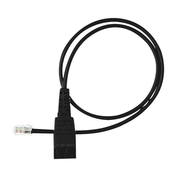 Yealink QD-RJ9 Cord Quick Disconnect to RJ9 Converter Cable for YHS34, YHS34 Lite, and YHS36 Headsets