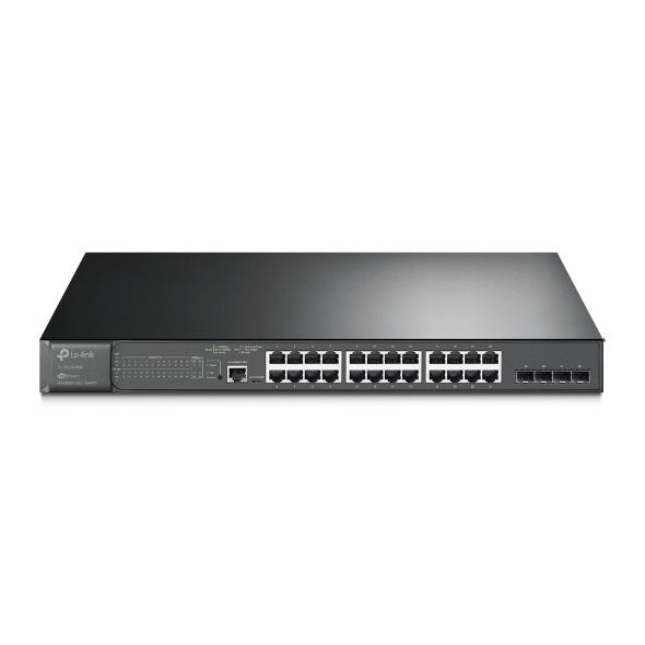 TP-Link SG3428MP Omada 28-Port PoE+ Gigabit L2+ Managed Switch with 24 PoE+ Ports, 4 SFP Slots & Omada SDN Integration