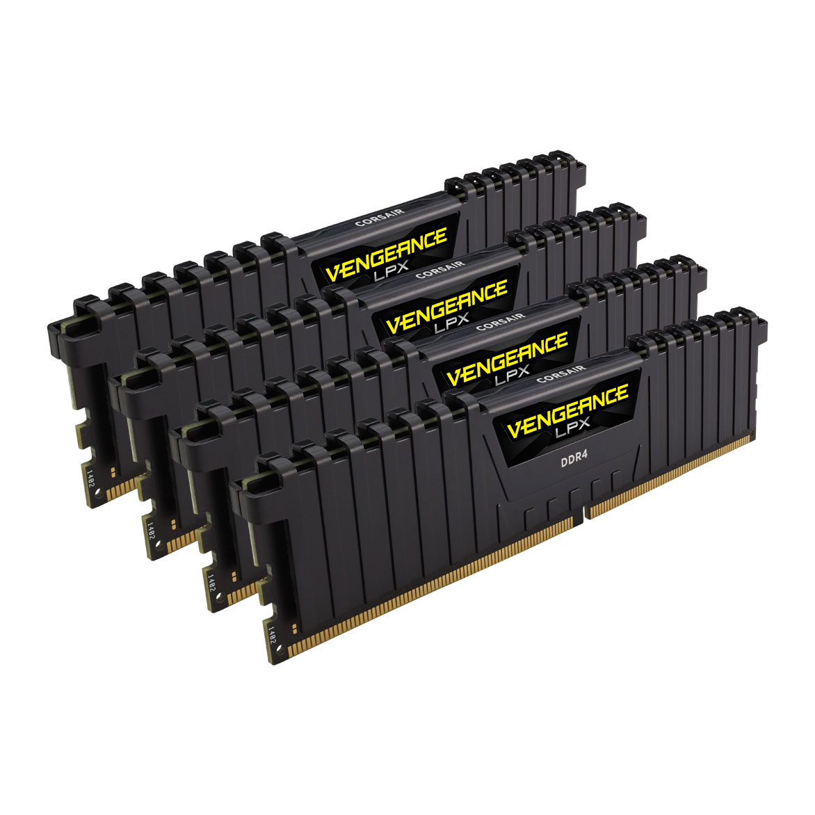 Corsair Vengeance LPX 64GB (4x16GB) DDR4 3200MHz C16 Desktop Gaming Memory Kit with XMP 2.0 - Black