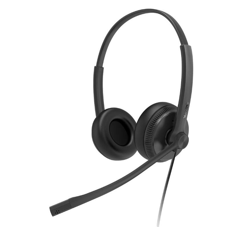 Yealink UH34 SE Dual USB Wired Headset - Teams Certified, Wideband Noise Cancelling, Ultra-Lightweight with Inline Call Controller & 3.5mm Jack