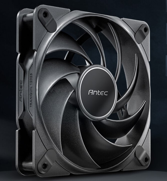 Antec Tranquil 120 PWM Case Fan - 120mm, 2000 RPM, 59.23 CFM, 4-Pin PWM Connector, Fluid Dynamic Bearing, Low Noise Cooling Fan