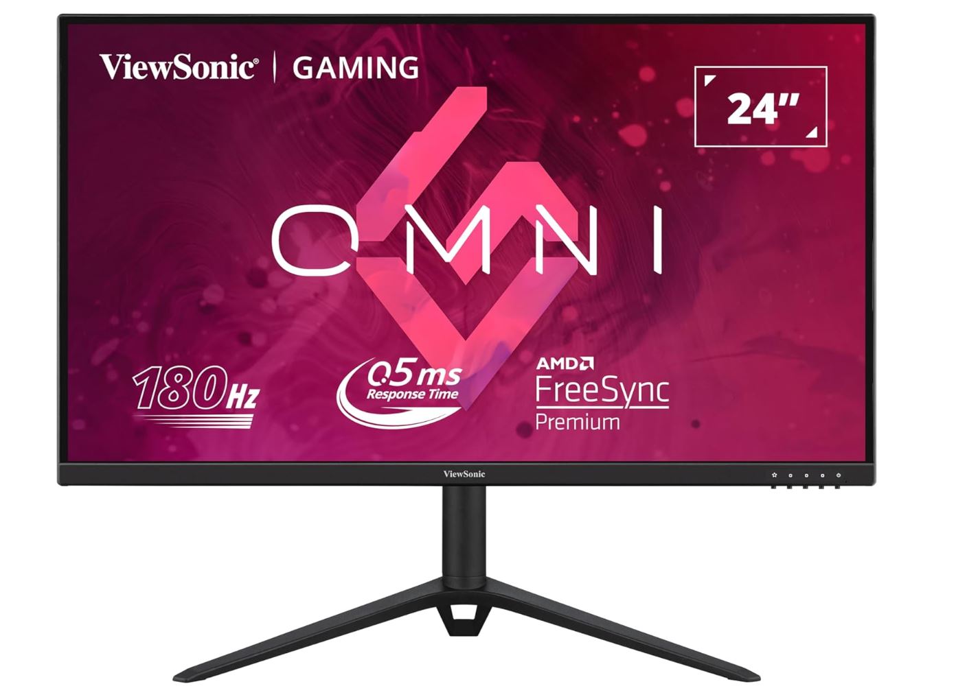 ViewSonic VX2428 24-Inch Full HD 180Hz Fast IPS Gaming Monitor with 0.5ms Response, FreeSync Premium, AdaptiveSync & Built-in Speakers