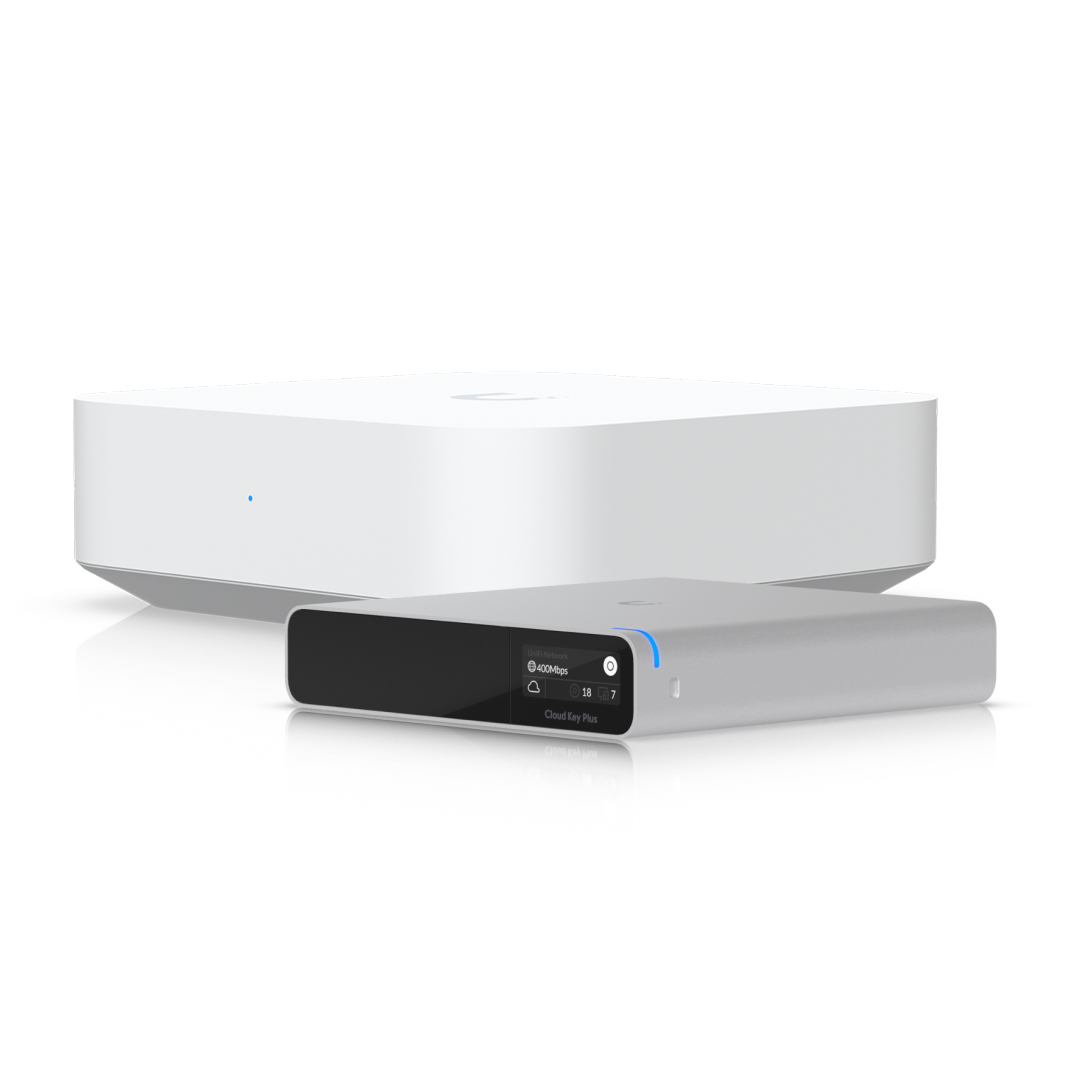 Ubiquiti UniFi Compact Bundle - 1TB SSD Cloud Key UCK-G2-SSD & UXG-LITE Gateway for Small Footprint Network Deployments