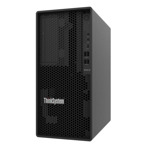 Lenovo ThinkSystem ST45 V3 Tower Server with AMD EPYC 4344P 8-Core 3.8GHz, 32GB DDR5 ECC Memory, 300W PSU, Energy Efficient