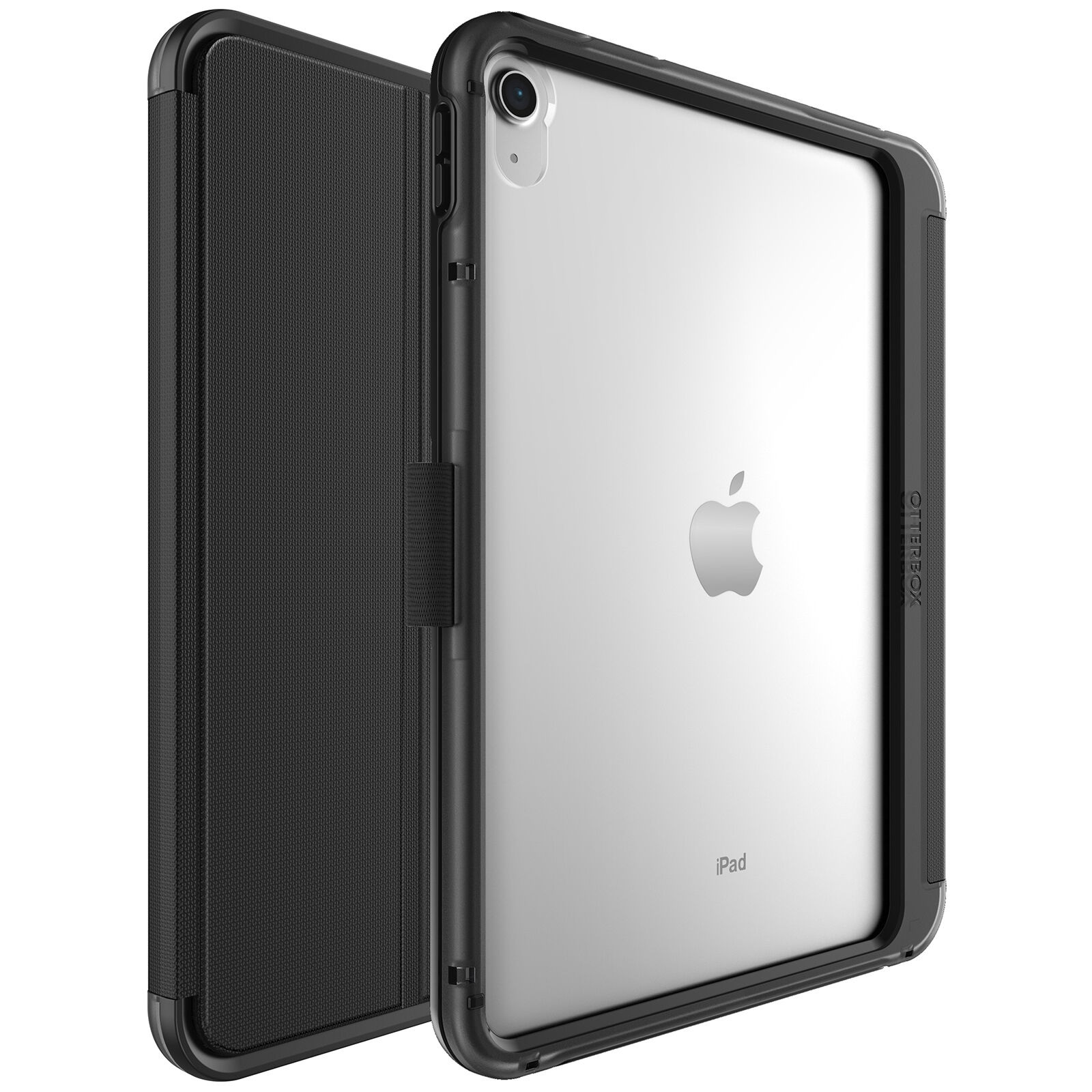 OtterBox Symmetry Folio Case for Apple iPad 10th Gen (10.9") / iPad 11th Gen (11") - Starry Night Black Clear Grey, DROP+ Military Grade Protection, Multi-Position Stand, Apple Pencil Holder