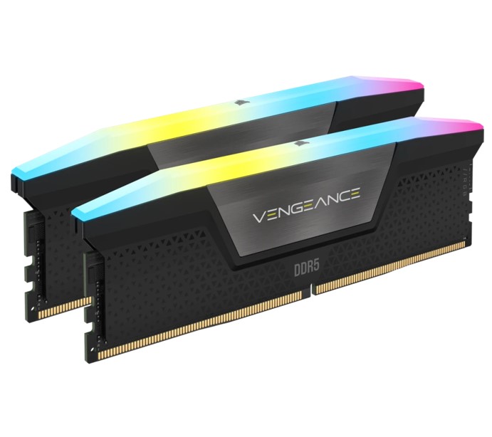 Corsair Vengeance RGB 96GB (2x48GB) DDR5 5600MHz C40 Desktop Gaming Memory Kit – High Performance RGB DDR5 RAM for Intel 600/700/800 Series