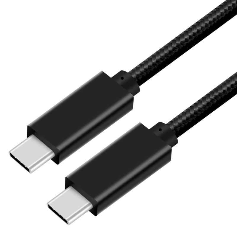 Astrotek 2m USB-C to USB-C Cable USB 3.1 Gen 2 10Gbps Data Transfer 100W Charging Nylon Braided Sleeve Nickel-Plated Connectors