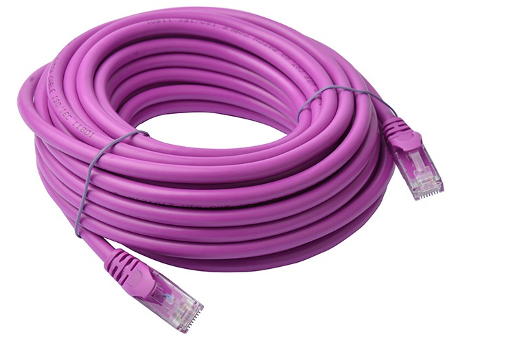 8Ware 10m Purple CAT6A UTP Snagless Ethernet Cable RJ45 Network Patch Cord 10Gbps