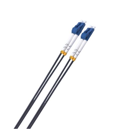 8ware 1.5m LC-LC OS2 Single Mode Dual-Core Fibre Optic Cable UPC Duplex Armoured with LSZH Jacket - High Performance, Durable and Fire Retardant