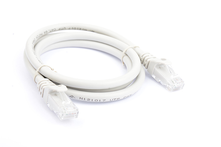 8Ware 1m Cat6A UTP Snagless RJ45 Ethernet Cable - Full Copper Core, 10Gbps Network LAN Patch Cord, Grey