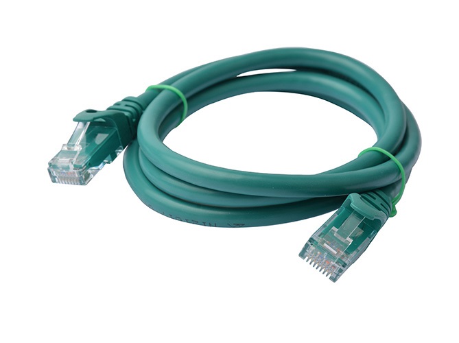 8Ware 1M Green CAT6A Ethernet Cable - RJ45 Snagless UTP Network Patch Cord 10Gbps 500MHz Full Copper