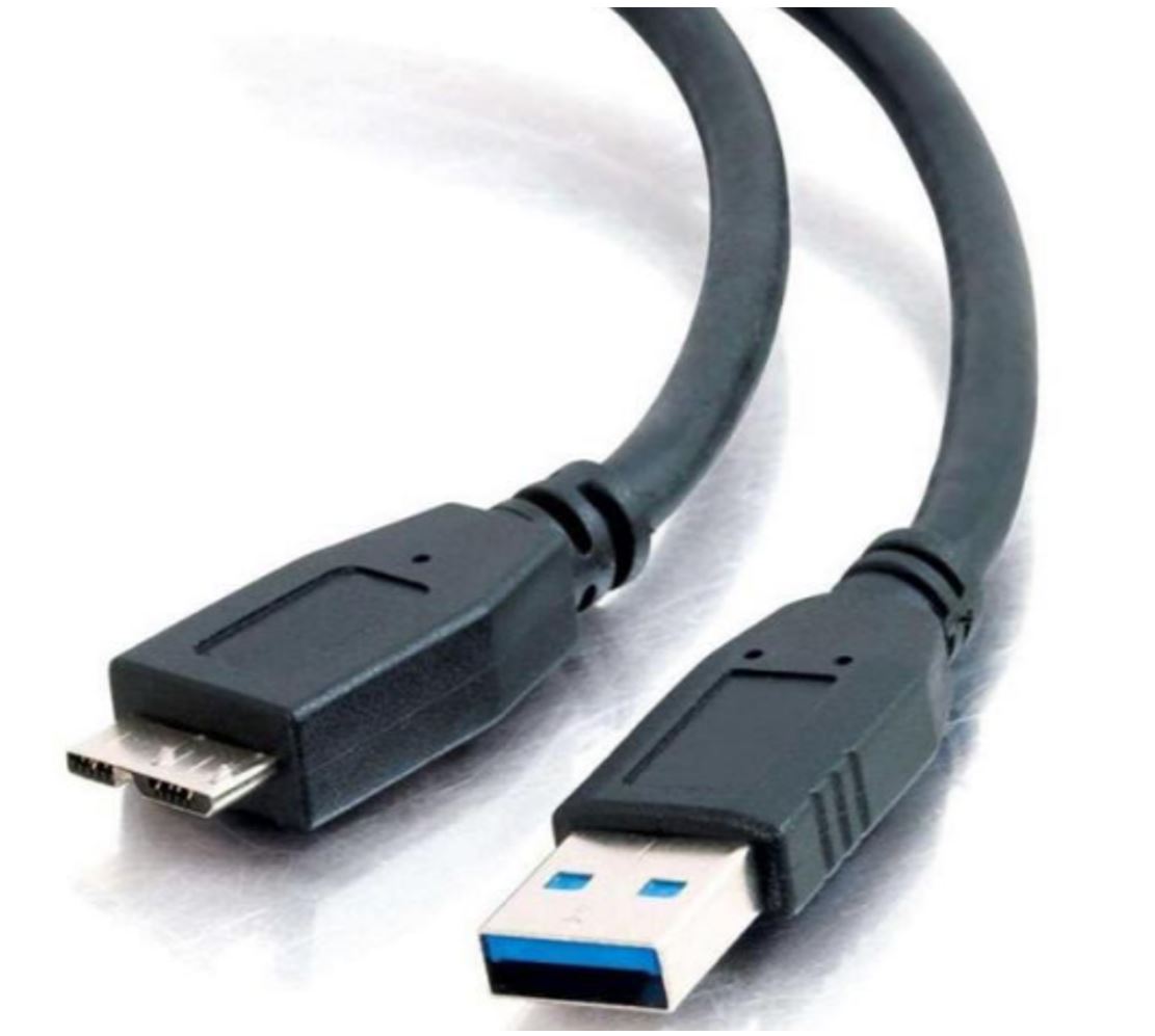 8Ware 1m USB 3.0 Type-A to Micro USB B Male Cable - High-Speed Charging & Data Sync for Phones, Tablets, PDA, GPS