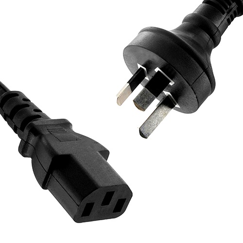 8Ware 2m Australian 3-Pin Male to IEC 320-C13 Female 240V Power Cable for PC, Notebook & AC Adapter