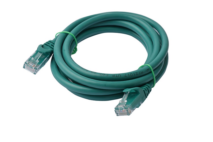 8Ware 2m Green CAT6A UTP Ethernet Cable Snagless RJ45 Patch Cord - Full Copper Core, 10Gbps Network LAN Cable