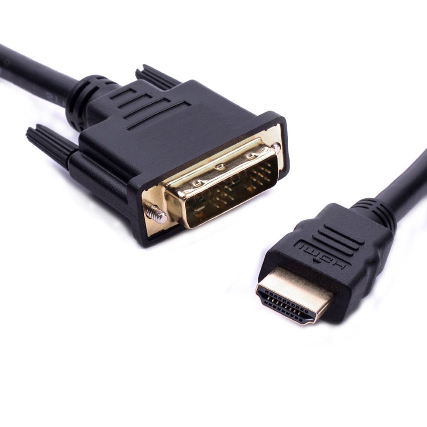 8ware 5m HDMI to DVI-D Adapter Converter Cable Male to Male 30AWG Gold Plated Durable PVC Jacket