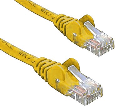 8ware CAT5e 1m Yellow Premium RJ45 Ethernet Cable - 26AWG Stranded Copper UTP Patch Cord