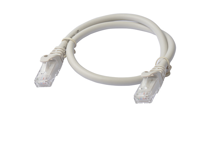 8Ware CAT6A 0.5m Grey RJ45 Ethernet Cable - 10Gbps Snagless UTP Network Patch Cord with Full Copper Core