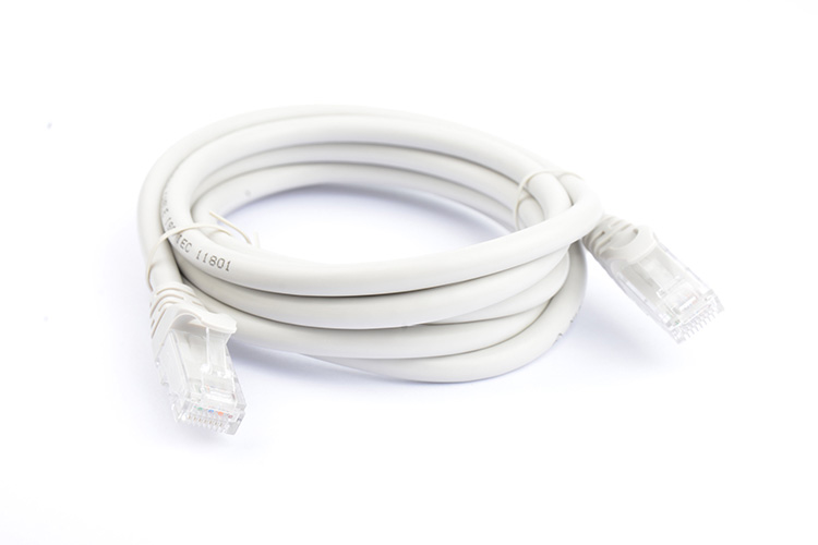 8Ware CAT6A Ethernet Cable 2m Grey - Snagless RJ45 UTP Network LAN Patch Cord Full Copper Core 10Gbps