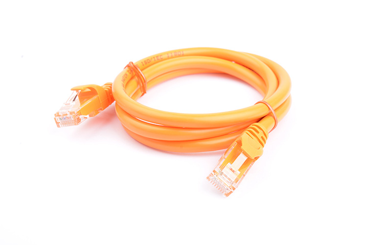 8Ware Cat6a UTP Ethernet Cable 1m Orange RJ45 Snagless Network LAN Patch Cord 10Gbps 500MHz Full Copper Core