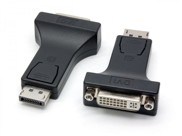 8Ware DisplayPort DP to DVI Adapter Converter 20-pin Male to 24+1-pin DVI-D Female for PC Monitor & TV – Supports 1920x1200 Resolution