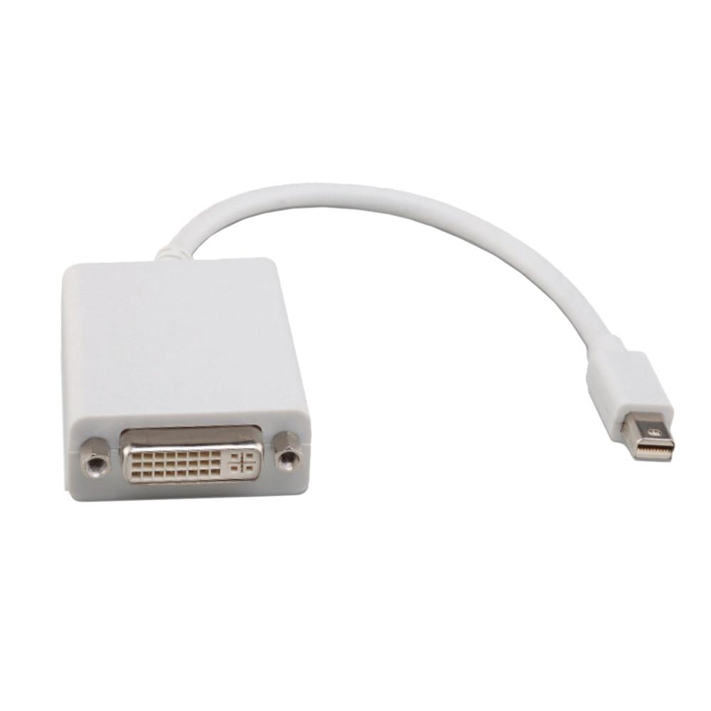 8Ware Mini DisplayPort DP 20-pin to DVI 24+5-pin 20cm Male to Female Adapter Cable for HD Video Display