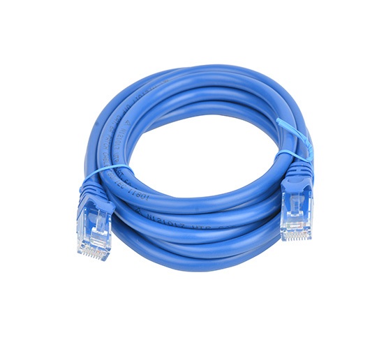 8Ware PL6A-2BLU Cat6A 2m Blue UTP Ethernet Cable RJ45 Snagless Patch Cord 10Gbps 500MHz PVC Jacket
